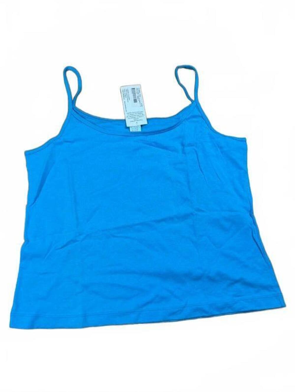 NWT Y2K Light Blue Cami Tank Size XL Carabella Brand
